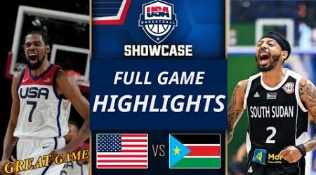 USA Vs South Sudan Full Game Highlights | | USAB SHOWCASE | Fiba Basketball