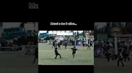 LA MAGIA DE MESSI A LOS 9 AÑOS #messi #leomessi #barcelona #newells