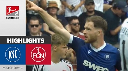 Hattrick-Hero Turns Game Around! | Karlsruhe - 1. FC Nürnberg 3-2 | Highlights | Bundesliga 2