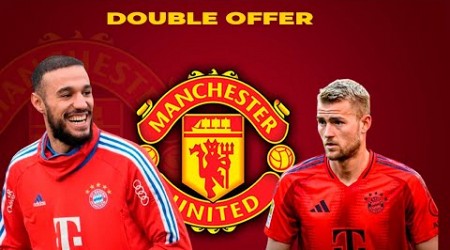 Man Utd submit double offer for Bayern Munich pair Matthijs de Ligt and Noussair