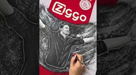 Painting Zlatan on a football shirt?!