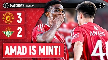 Manchester United 3-2 Real Betis Pre-season 2024 Review