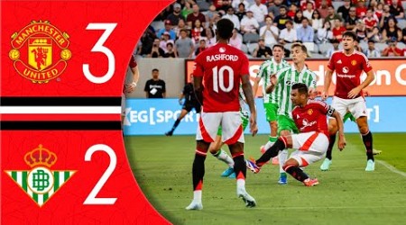 Casemiro Goal | Manchester United vs Real Betis 3-2 Highlights | International Club Friendly 2024