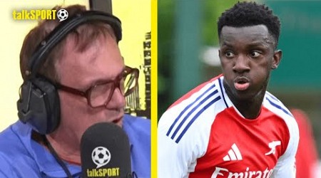 Tony Cascarino URGES Eddie Nketiah To LEAVE Arsenal CLAIMING He Is Not Physical Enough For The PL 