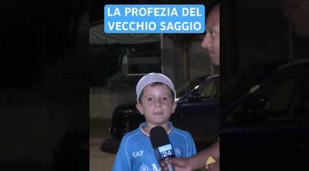 La PROFEZIA del BIMBO tifoso sulla stagione del NAPOLI 