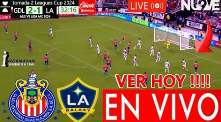 Chivas vs. LA Galaxy En Vivo, DONDE VER, A QUE HORA JUEGA CHIVAS VS LA GALAXY LEAGUES CUP 2024 chiva