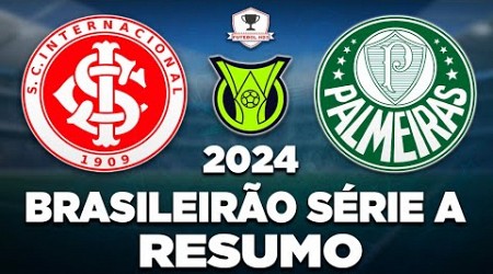 INTERNACIONAL 1 x 1 PALMEIRAS AO VIVO | BRASILEIRÃO SÉRIE A 2024 | 21ª RODADA | NARRAÇÃO