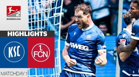 Karlsruher SC - 1. FC Nürnberg | 3:2 | HIGHLIGHTS | 2. Bundesliga 2024/2025 | nürnberg ksc