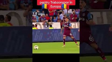 Denis Drăguș primul gol in Europa League pentru Trabzonspor #denisdragus