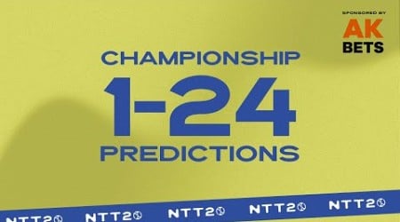 Championship 1-24 Predictions: Can LEEDS Go One Better? NTT20 (EFL)