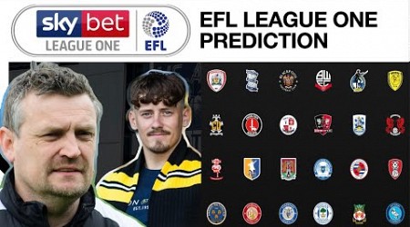 EFL LEAGUE ONE PREDICTIONS!