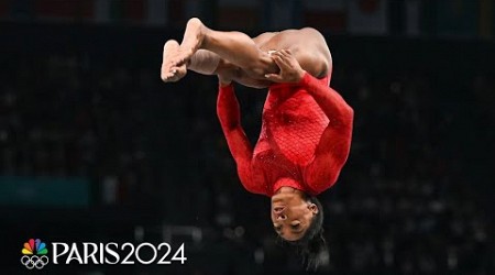 Simone Biles DOES IT AGAIN with a spectacular Yurchenko double pike | Paris Olympics | NBC Sports