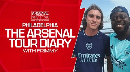 Riccardo Calafiori joins the group! | THE ARSENAL TOUR DIARY | Behind the scenes and Liverpool game