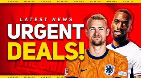 De Ligt TRANSFER Ready! Ivan TONEY Bid!? 3rd McTominay OFFER! Man Utd Transfer News