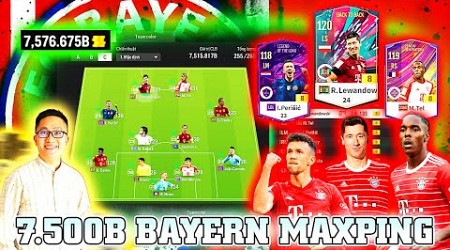 I Love Phá 7.500 Tỷ Build Siêu Team Color BAYERN MUNICH Khủng Nhất FC ONLINE Mới Nhất 2024