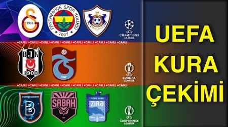 UEFA Kura Çekimi Play Off Turu | Galatasaray, Fenerbahçe, Beşiktaş, Trabzonspor, Başakşehir