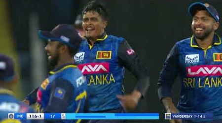 Vandersay six-fer stuns India | 2nd ODI Highlights | Sri Lanka vs India 2024