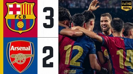 Barcelona vs Arsenal 3-2 • Barcelona USA TOUR 2024 • Highlights &amp; All Goals 2024 HD