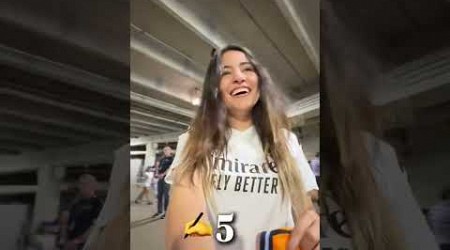 los jugadores del Real Madrid nos firmaron nuestras jerseys ✍️