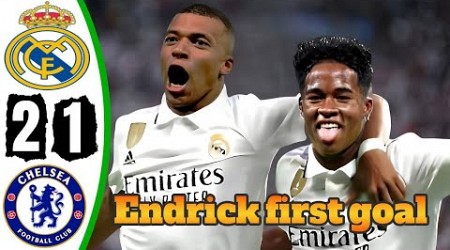 Mbappe Debut - Real Madrid vs Chelsea 2-1 - All Goals &amp; Highlights - 2024