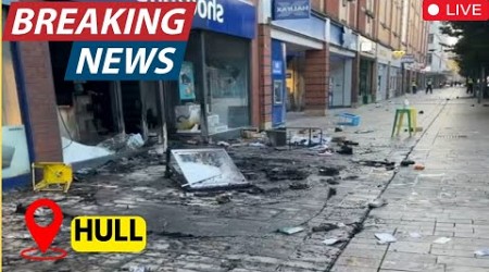 BREAKING NEWS: AFTERMATH OF HULL RIOT AND LOOTING SHOWN