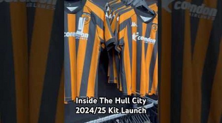 Inside The Hull City 2024/25 Kit Launch #shorts #hcafc #hullcity #footballkits #football