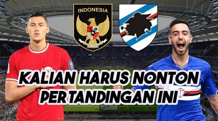 GBK PENUH DENGAN KEDUA SUPPORTER TIMNAS INDONESIA VS SAMPDORIA |EFOOTBALL