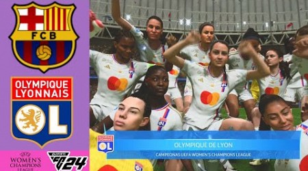 BARCELONA - OLYMPIQUE DE LYON || FINAL UEFA WOMEN´S CHAMPIONS LEAGUE 2023 || EA SPORTS FC™ 24