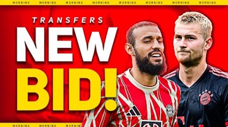 NEW 60 MILLION De Ligt &amp; Mazraoui BID! McTominay to SPURS? Man Utd Transfer News