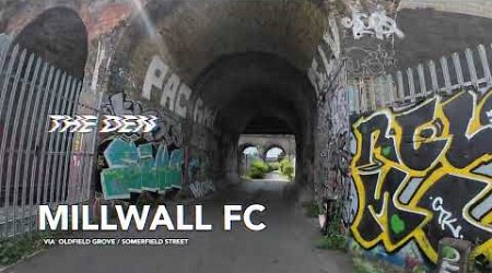 THE &quot;FOOTBALL FACTORY&quot; WALK - THE DEN HOME TO MILLWALL FC