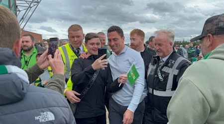 SCOTT BROWN ARRIVING BEFORE THE CELTIC V KILMARNOCK GAME FIRST GAME SEASON !!!