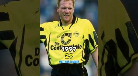 Borussia Dortmund, the European Champions 1997 Then and Now (Substitutes)