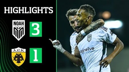 Noah 3-1 AEK Athens (UEFA Conference League, 3rd Qualifying Round, 1st Leg) | Highlights