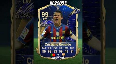 What if Cristiano Ronaldo joined Barcelona instead of Real Madrid in 2009? FC 24