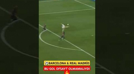 GOL GEÇERLİ OLSAYDI HARİKAYDI DA! #ardagüler #realmadrid #barcelona