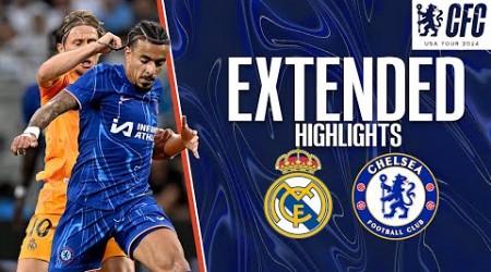 Real Madrid 2-1 Chelsea | EXTENDED HIGHLIGHTS | Chelsea USA Tour 2024