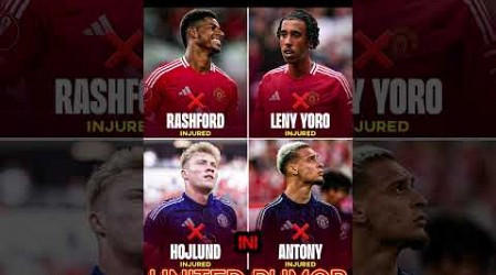 Dua Bintang MU Tumbang! Anthony dan Rashford Cedera di Laga Persahabatan! 