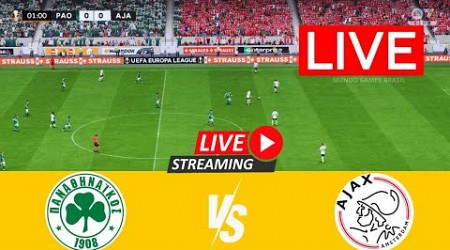 Panathinaikos vs Ajax LIVE STREAM (2024) | Europa League Match Online