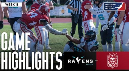 Munich Ravens @ Prague Lions - Highlights | Week 11