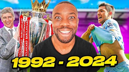 Ranking EVERY Premier League Title Race EVER...