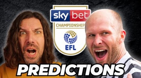 Championship SCORE PREDICTIONS - Round 1