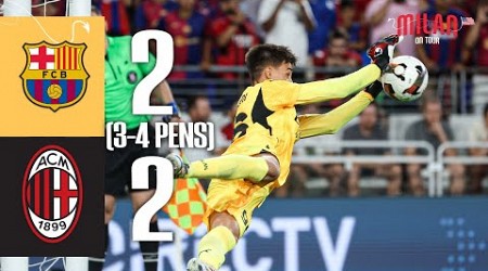 Jović &amp; Pulisic score, Torriani saves in Baltimore | Barcelona 2-2 (3-4 PENS) AC Milan | Highlights