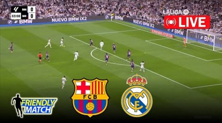 Barcelona vs Real Madrid | Partido amistoso de fútbol de clubes 2024 | eFootball Pes 21 Gameplay