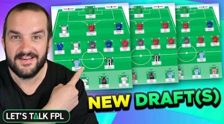 MY NEW FPL DRAFT(S) FOR GAMEWEEK 1 | Fantasy Premier League Tips 2024/25