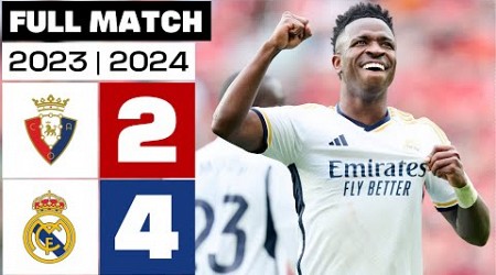 CA Osasuna 2 - 4 Real Madrid | PARTIDO COMPLETO | LALIGA EA SPORTS 2023/24