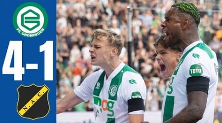 FC Groningen - NAC Breda | 4-1 | SAMENVATTING | Eredivisie 2024/2025