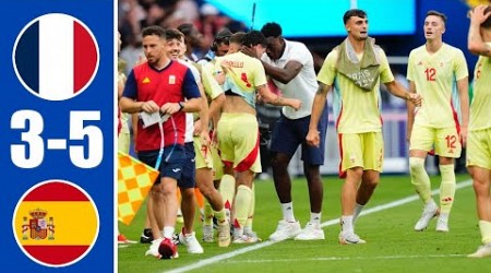 Spain vs France (5-3) Highlights Olympics Paris 2024 men&#39;s football final - Gold Medal Celebrations