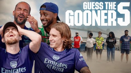 GUESS THE GOONER 5 | Riccardo Calafiori, Jorginho, Theo Walcott, Sharky &amp; Frimmy