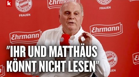 Hoeneß mit Medienschelte wegen Bayern-Transfers und Katar: &quot;Totaler Schwachsinn&quot; | FC Bayern