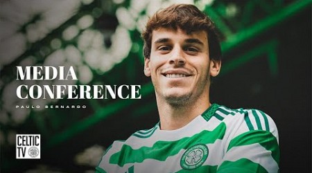 Full Media Conference | Paulo Bernardo speaks on his delight on joining Celtic permanently! (8/8/24)